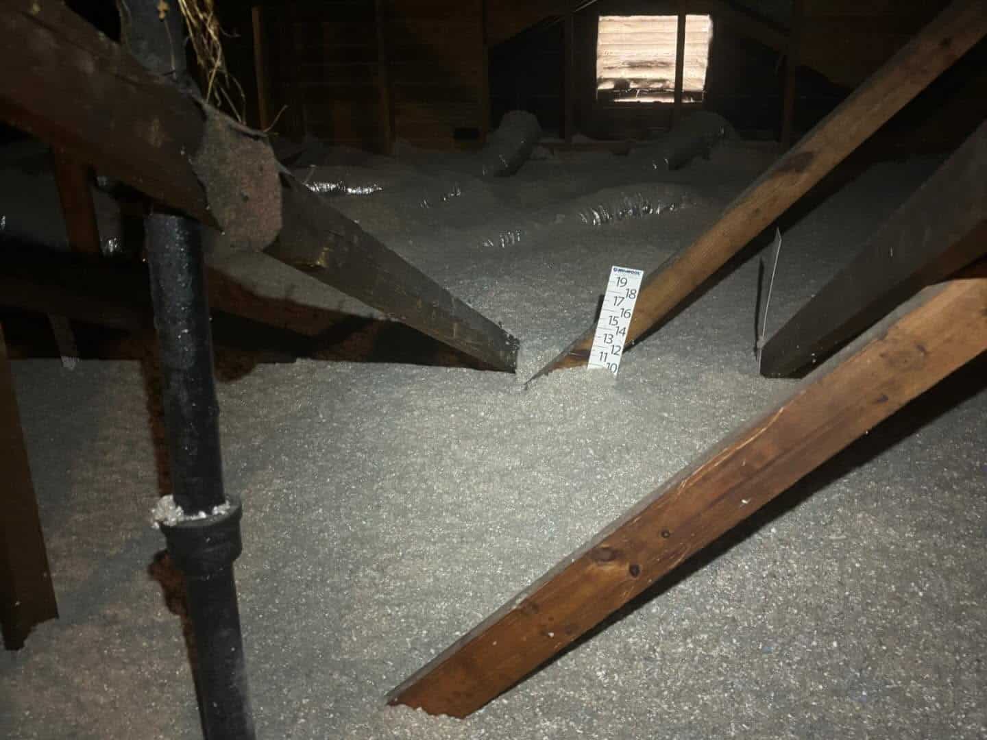 Cellulose Insulation In Attic