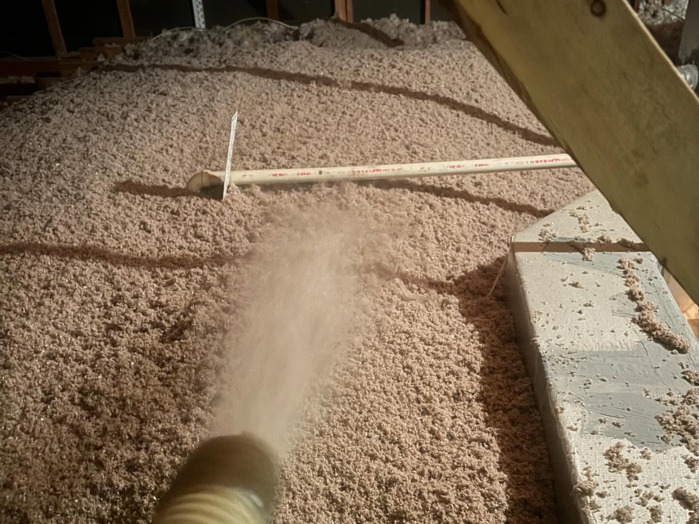 Cellulose Insulation In Attic